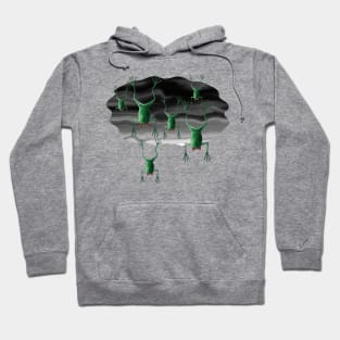 Shower of Frogs Hoodie